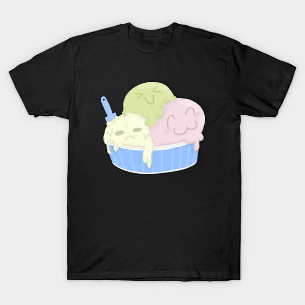 Yummy Icecream T-Shirt by MonsieurPanda